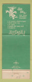 Matchbook Cover - Hawaiian Isle Resort Motel Miami Beach FL