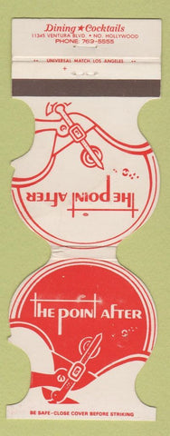 Matchbook Cover - The Point After North Hollywood CA football WEAR