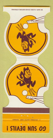 Matchbook Cover - Arizona Sun Devils Football 1985 Macayo Mexican Phoenix AZ
