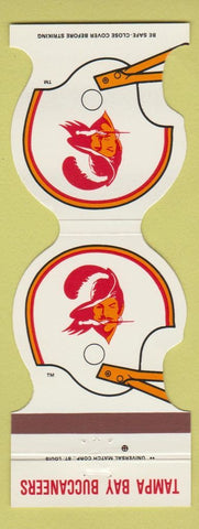 Matchbook Cover - Tampa Bay Buccaneers Football 1986 Northfield Hilton Troy MI