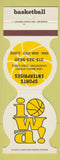 Matchbook Cover - Iowa Hawkeyes Basketball Sports Enterprises Davenport IA