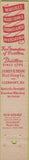 Matchbook Cover - Jim Beam Whiskey 10 Strike