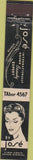 Matchbook Cover - Beauty Salon Denver CO Girlie 10 Strike