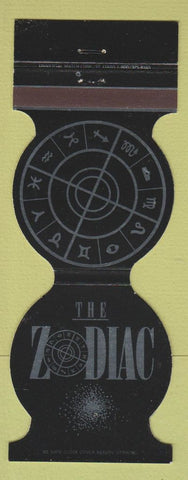 Matchbook Cover - The Zodiak Lounge Washington Dulles DC