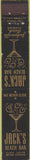 Matchbook Cover - Jack's Beach Bar Jacksonville Beach FL 10 Strike