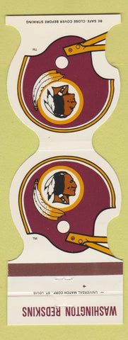 Matchbook Cover - Washington Redskins Football 1984 Wheaton MD Stadium Store