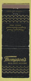 Matchbook Cover - Thompson's Sea Girt House Baltimore MD WEAR
