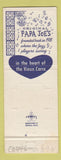 Matchbook Cover - Papa Joe's New Orleans LA WEAR
