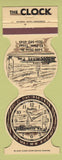 Matchbook Cover - The Clock El Paso TX restaurant