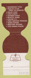 Matchbook Cover - Helio Colony Hotel Clayton MO