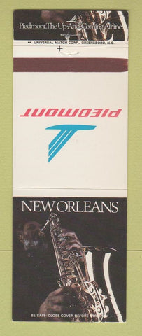Matchbook Cover - Piedmont Airlines New Orleans LA