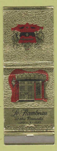 Matchbook Cover - Le Glambeau Ramada Topeka KS WEAR