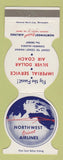 Matchbook Cover - Northwest Orient Airlines Jewelite