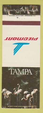Matchbook Cover - Piedmont Airlines Tampa FL