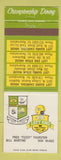 Matchbook Cover - Fuzzy Thurston's Packers Football Appleton Mensha WI WEAR