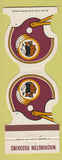 Matchbook Cover - Washington Redskins Football 1985 Champions DC Georgetown