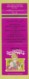 Matchbook Cover - Pit and Pub Rendezvous Washington PA girlie