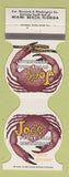 Matchbook Cover - Joe's Stone Crab Restaurant Miami Beach FL  Jewelite