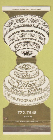 Matchbook Cover - Village Studio Gallery Photographers Wedding Saddle Brook NJ