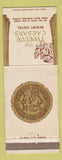 Matchbook Cover - Twelve Caesars Resort Motel Miami Beach FL