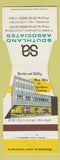 Matchbook Cover Southland Associates Insurance Real Estate Durham Chapel Hill NC