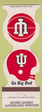 Matchbook Cover - Indiana Hoosiers Credit Union Basketball Football 1985