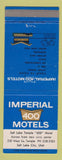 Matchbook Cover - Imperial 400 Motel Salt Lake City UT