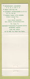Matchbook Cover - Bonnie Brook Country Club Detroit MI WEAR