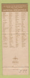 Matchbook Cover - Imperial 400 Motel Salt Lake City UT