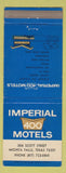 Matchbook Cover - Imperial 400 Motel Wichita Falls TX