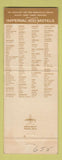 Matchbook Cover - Imperial 400 Motel Wichita Falls TX