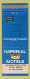 Matchbook Cover - Imperial 400 Motel Tucson AZ