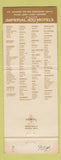 Matchbook Cover - Imperial 400 Motel Little Rock AR