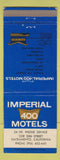 Matchbook Cover - Imperial 400 Motel Sacramento CA