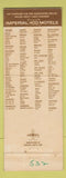 Matchbook Cover - Imperial 400 Motel Sacramento CA