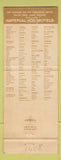 Matchbook Cover - Imperial 400 Motel Bakersfield CA
