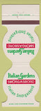 Matchbook Cover - Italian Gardens Smorgasbord Mentor OH