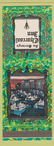 Matchbook Cover - Jim Morrisey's Charcoal Inn Gaithersburg MD Foilite