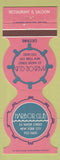 Matchbook Cover - Harbor Club New York City restaurant saloon