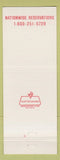 Matchbook Cover - Piedmont Airlines Hilton Head Island SC