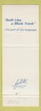 Matchbook Cover - Mack Trucks 75th Roseville MN
