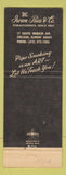 Matchbook Cover - Irwin Ries Tobacco Chicago IL pipe