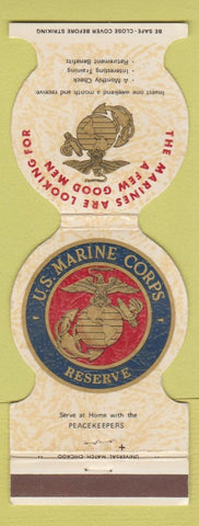 Matchbook Cover - US Marines Reverse Recruiting Waterloo IA