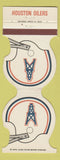 Matchbook Cover - Houston Oilers Football