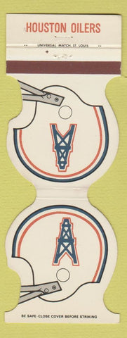Matchbook Cover - Houston Oilers Football