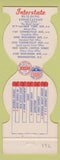 Matchbook Cover - Interstate Building Association Washington DC