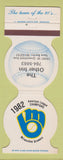 Matchbook Cover - Milwaukee Brewers Baseball 1983 Other Inn New Berlin WI