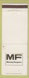 Matchbook Cover - Massey Ferguson Tractors Milam Cameron TX WEAR