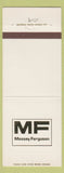 Matchbook Cover - Massey Ferguson Tractors Cambridge MD