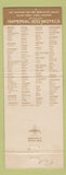 Matchbook Cover - Imperial 400 Motel Murfreesboro TN